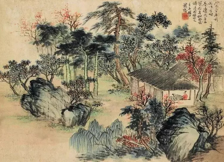 他润格曾比齐白石高,山水画浑... 他润格曾比齐白石高,山水画浑...