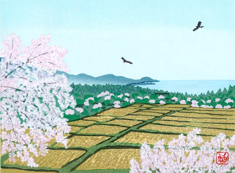 简洁色彩艳丽丰富的画作︱日本... 简洁色彩艳丽丰富的画作︱日本...